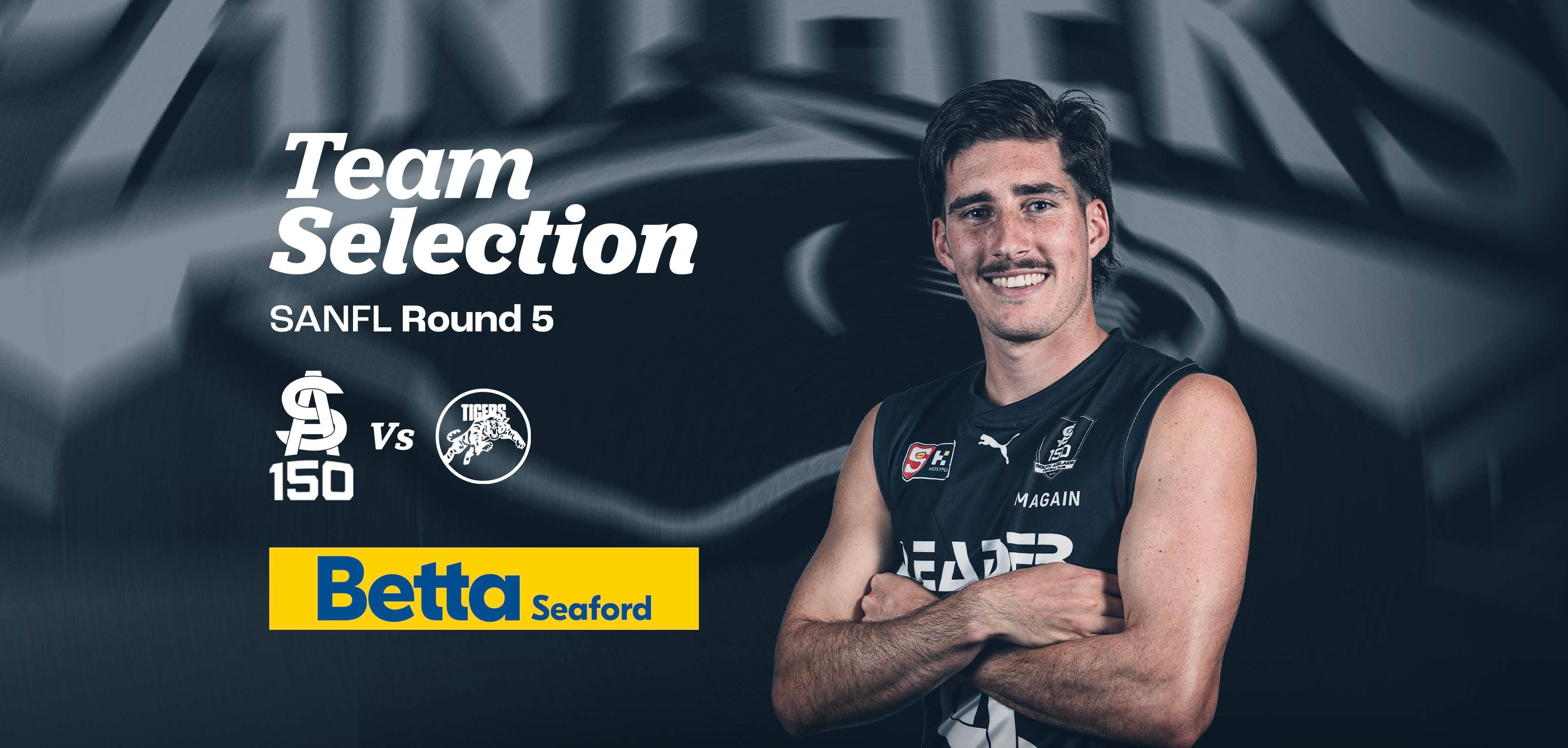 BETTA Team Selection: Round 5 SANFL v Glenelg BETTA Team Selection: Round 5 SANFL v Glenelg